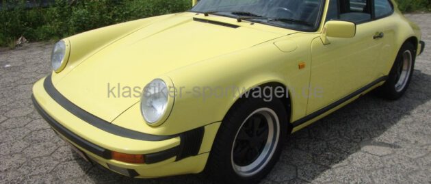 Porsche 911  3,2 Carrera Coupè Limonengelb H – Interne Nr. 00659